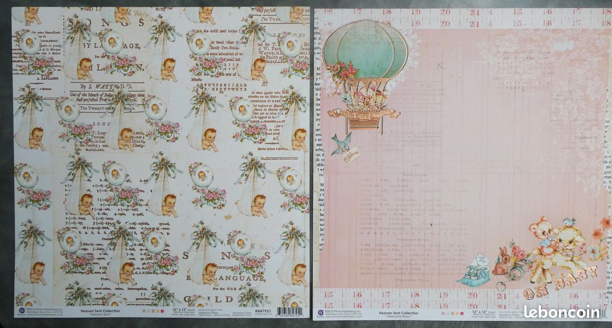 Papiers scrapbooking marque PRIMA (image 3)