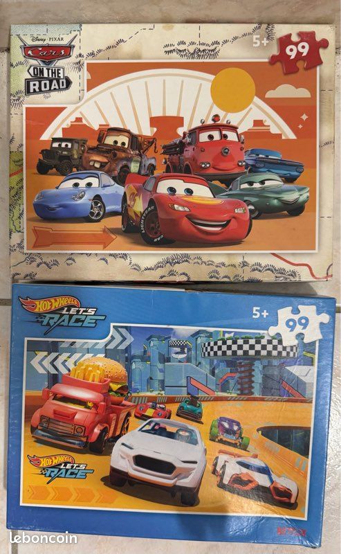 Lot puzzles cars (image 1)