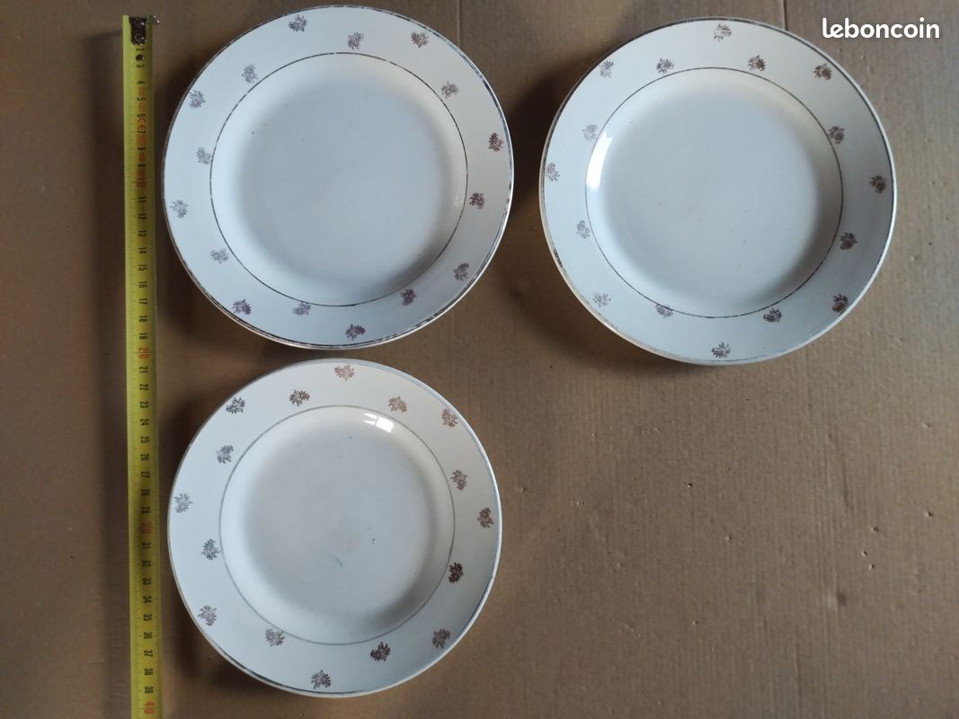 Assiettes Sarreguemines Digoin (image 1)