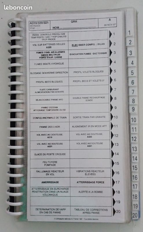 Check List Airbus A319/A320/A321 (image 1)