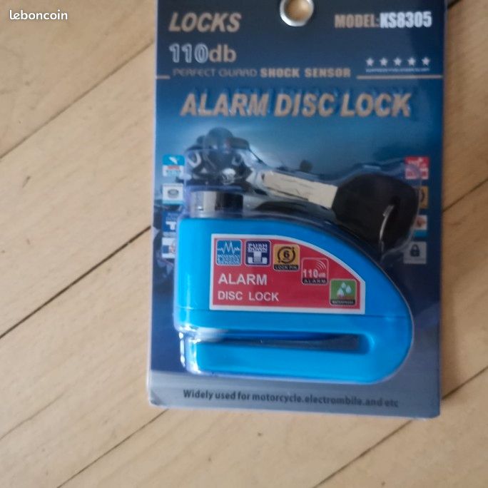 🔒 Bloc disque avec alarme puissante pour moto et scooter (image 6)
