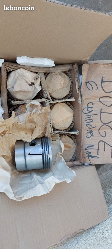 Kit pistons 6 cylindres Dodge ww2 WC51, 52, 54 , 56 (image 1)