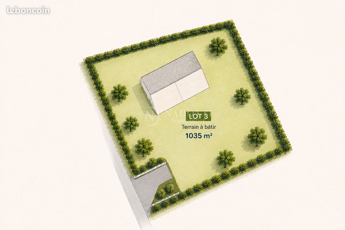 Terrain 1035 m² · à Maubec · 1 035 m² · 219 000 €