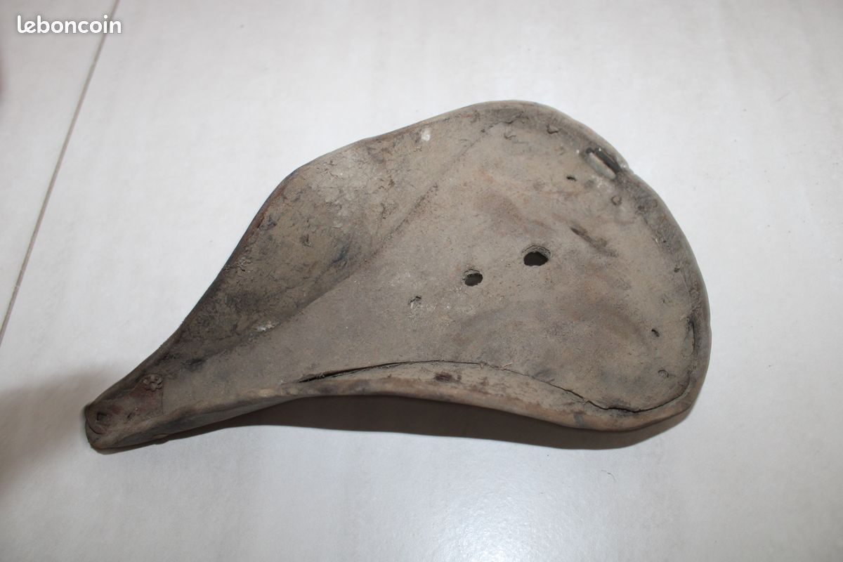 Cuir de selle brown ancien 1935-45 (image 3)