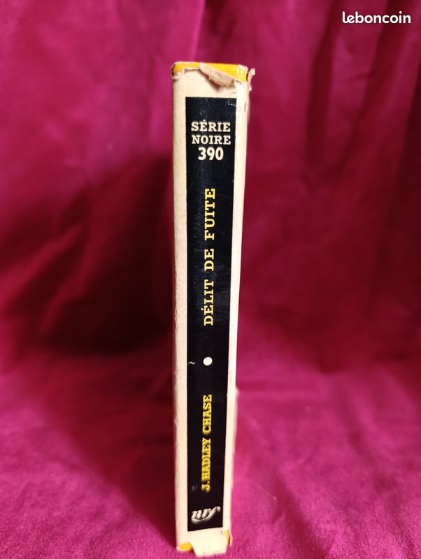 Livre - "Délit de fuite" de James Hadley Chase - Série Noire n°390 (image 3)