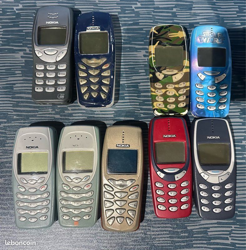 Lot De 3 Téléphones Nokia 3310, 3410 Et 2610 – GSM D'occasion, état Correct