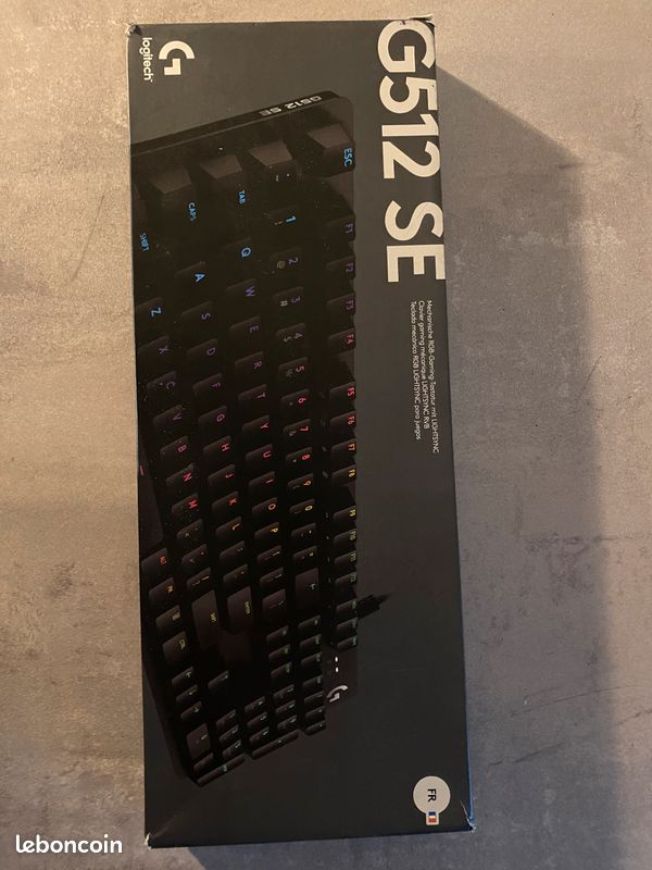Clavier mécanique Logitech G512 SE (switch bleu) (image 1)