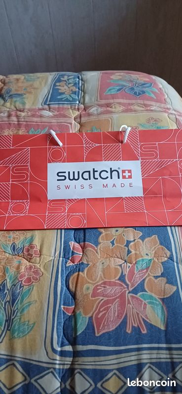Pochette sac Swatch rouge (image 1)