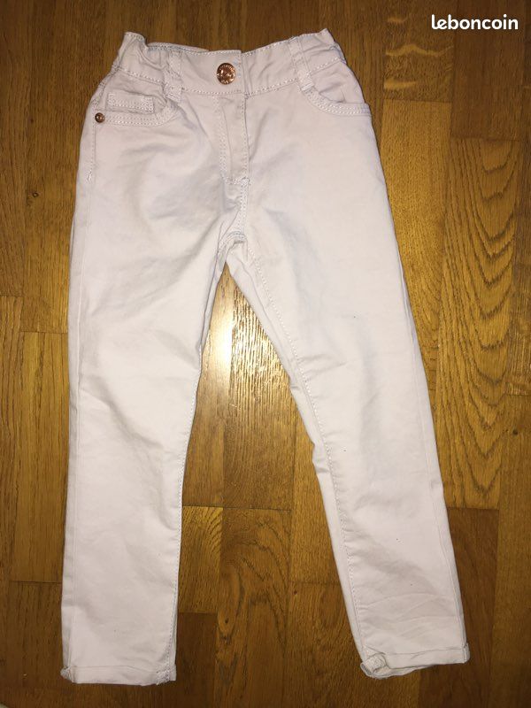 Pantalon Orchestra fille 3 ans gris clair (image 1)