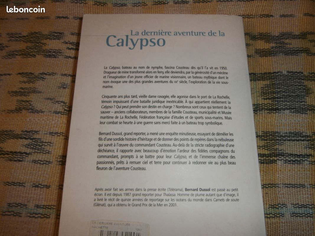 Livre la dernière aventure de la Calypso (image 2)