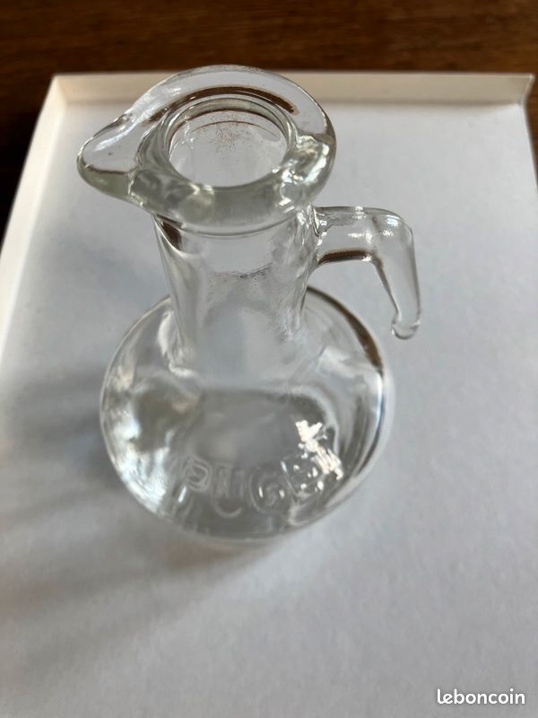 Petit pichet de verre 20 cl « Huile Puget » (image 3)