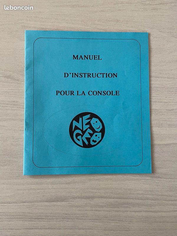NEOGEO notice console GUILLEMOT (image 1)