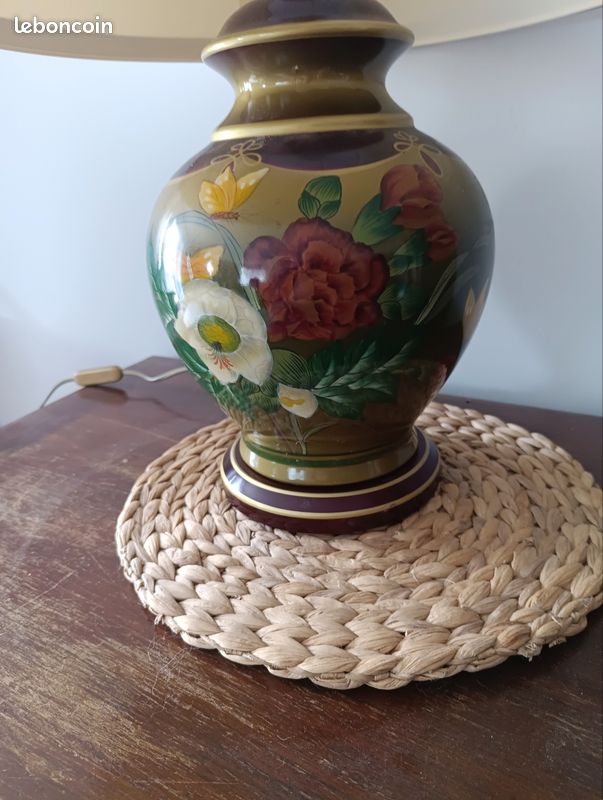 Lampe céramique peinte Ida Bellini - Décoration