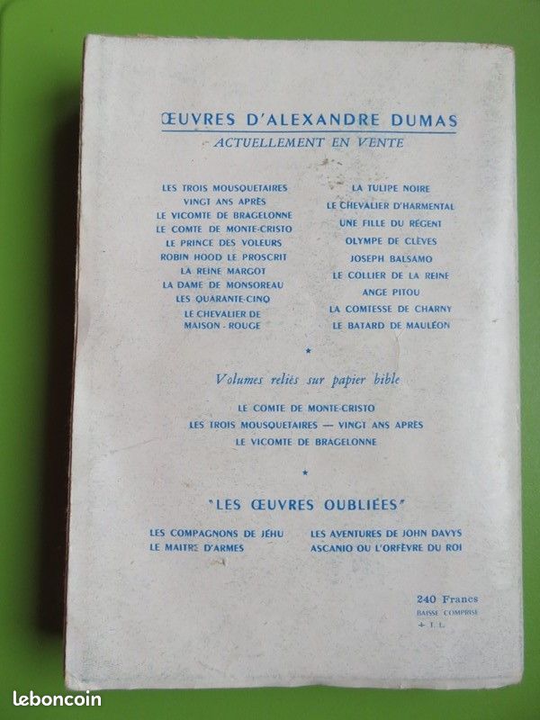 La reine Margot - Tomes 1 et 2 - Alexandre Dumas - Calmann-Levy - 1953 (image 9)
