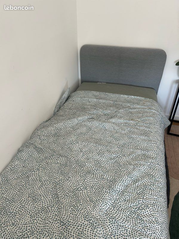 Lit 1 personne IKEA complet (image 1)