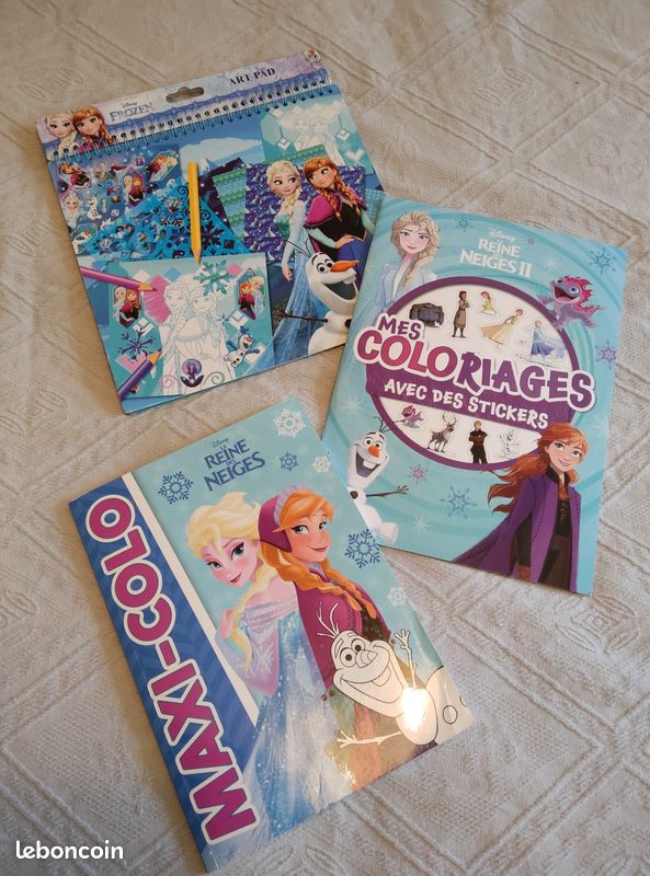 Lot livre de coloriage Reine des neiges (image 1)