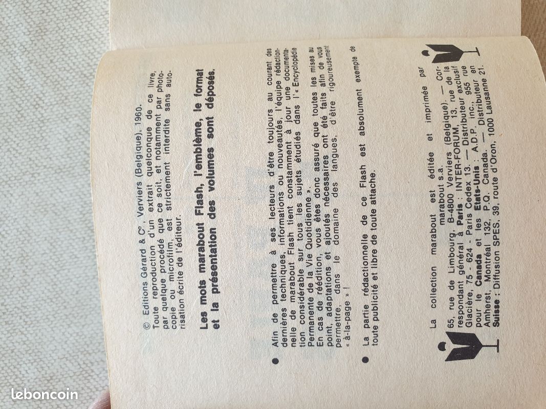 Livre de poche anglais 1961 (image 3)