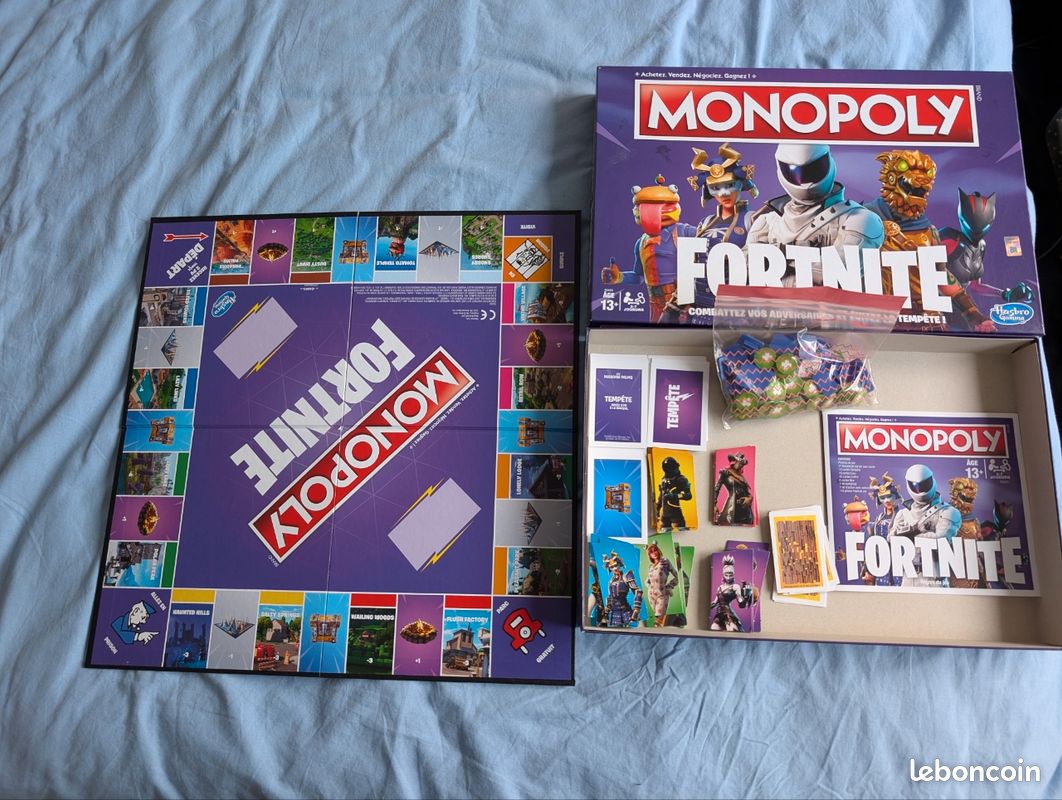🎮 Monopoly Fortnite – Hasbro Gaming – Jeu complet – Version française (image 3)