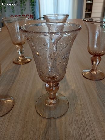 Lot de 6 verres à pied forme ballon en cristallin - 35 cl - Maison Lot de 6 verres à pied forme ballon en cristallin - 35 cl - Maison