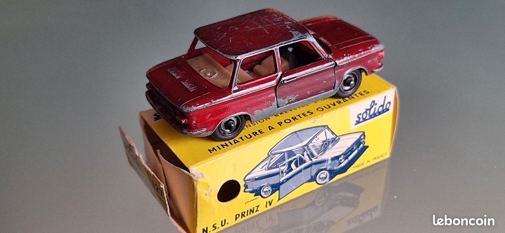 Solido 3 voitures NSU Prinz 1 V Ferrari F1 Delahaye très bo - Lot 89