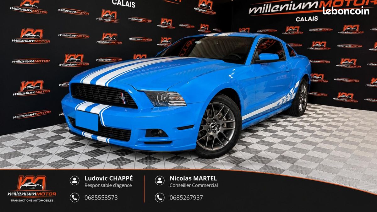 Ford mustang premium 3.7 v6 310 ch - garantie 6 mois (image 1)