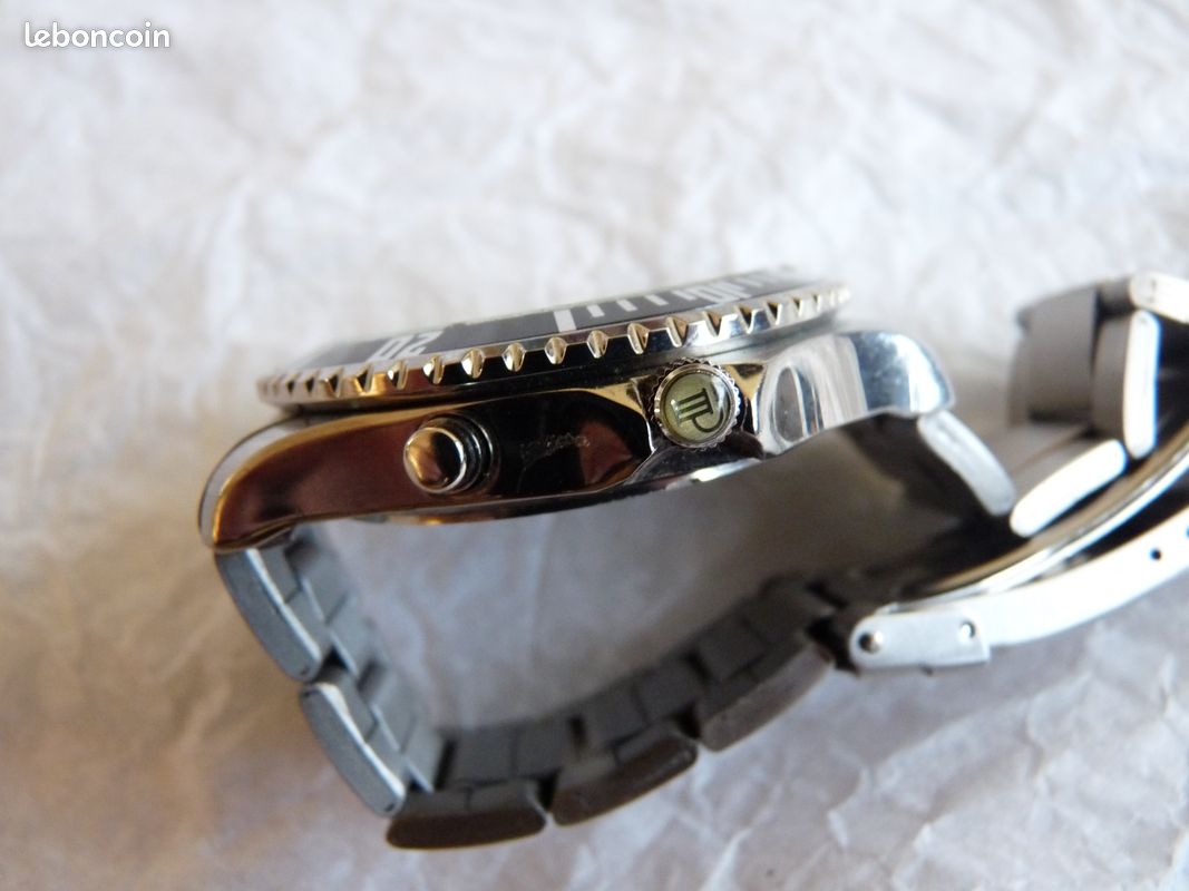 Montre Vintage Philip Persio Chronoalarm - Boîtier Acier 40 Mm - Fonction Alarme - Occasion