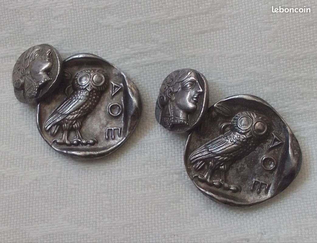 Paire de boutons de manchette (image 1)