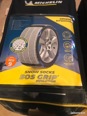 Chaînes neige textiles MICHELIN SOS GRIP EVOLUTION 9 MICHELIN - Chaussettes  neige