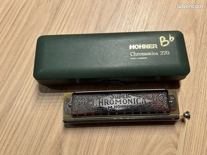 Harmonica Hohner super Chromonica M 270 Made In Germany en Si b (Bb) (image 2)