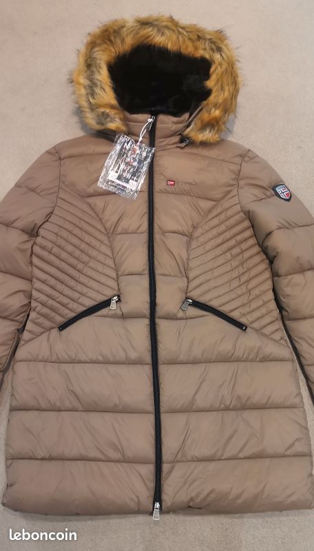 Geographical Norway tyrell lady Polaire Fine Femme Chaude Fermeture Zip - Veste Automne Hiver Printemps Chaud Femmes - Longues Manches Vetement Pull Fourrure Doux Confort (Noir L