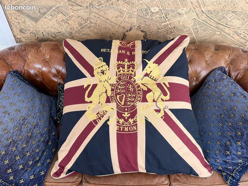 Gros coussin Betjeman & Barton union jack (image 3)