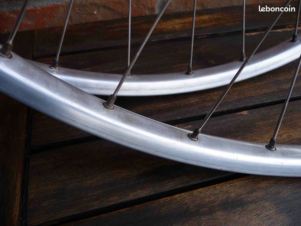 Jante Mavic Argent 700C Tubulaire 20mm 32 Trous - NOS Vintage Pour Vélo Course