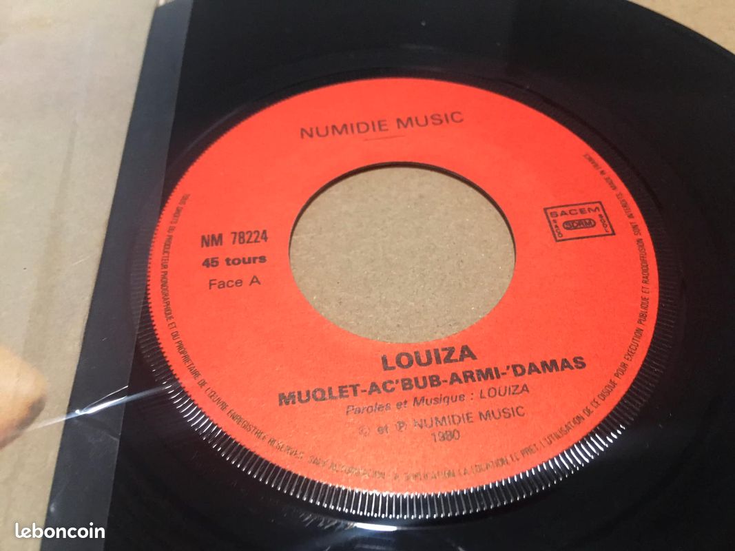 LOUIZA – Muqlet Muqlet / Haznagh Haznagh (45T Vinyle) KABYLE (image 5)