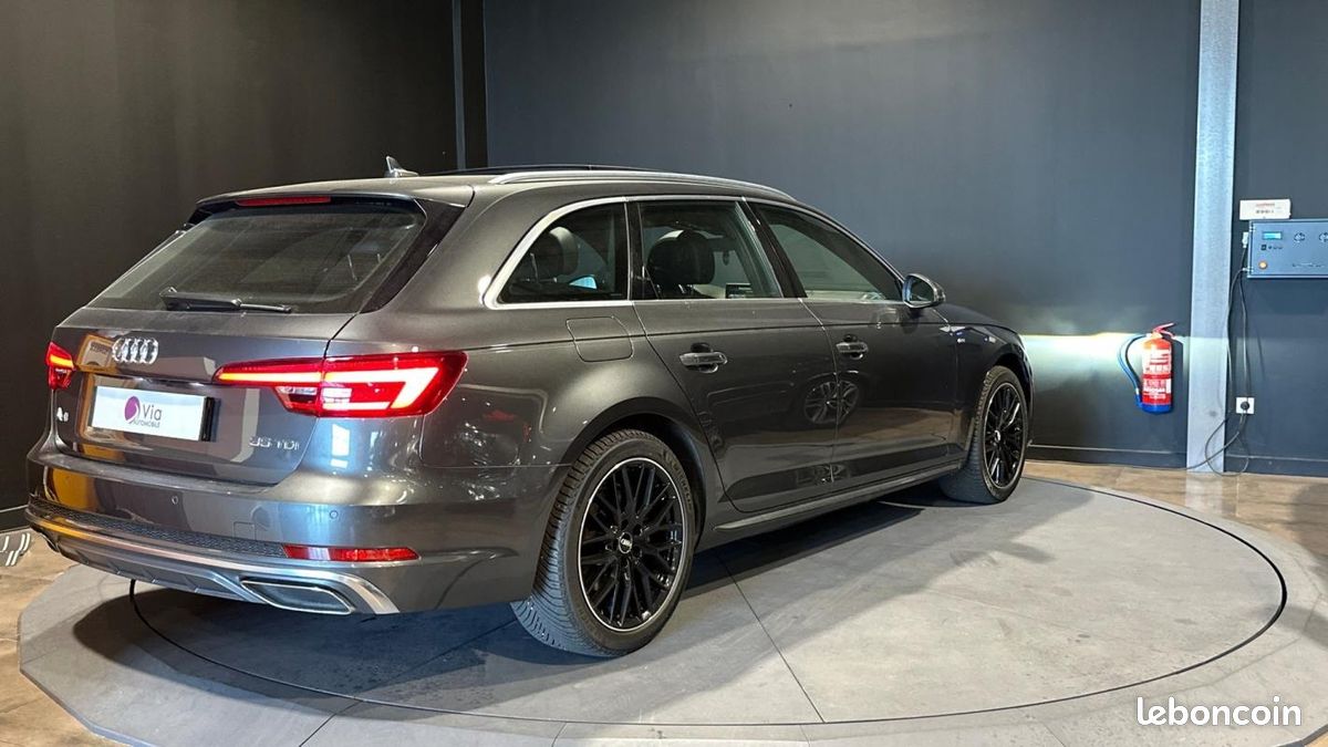 Audi A4 Avant 150 S tronic 7 S line Gris Daytona (image 5)