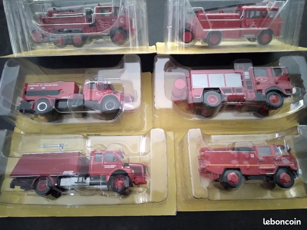 IXO/HACHETTE BERLIET GLA 5F Fin+Mpr Pompiers De Lyon Au 1/43 En Boite