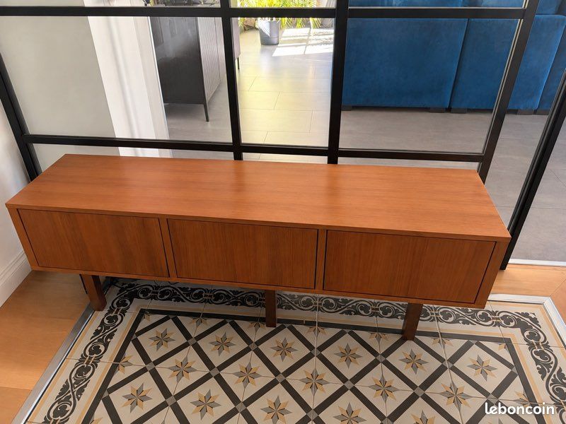 Buffet style scandinave effet teck – Très bon état (image 1)