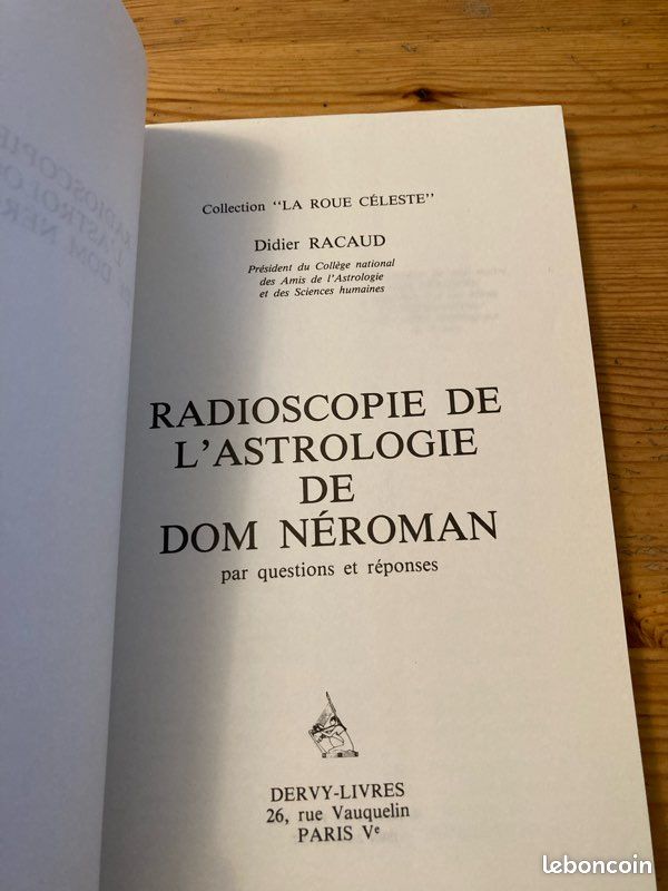 Radioscopie de l’astrologie de Dom Neroman par questions et réponses (image 10)