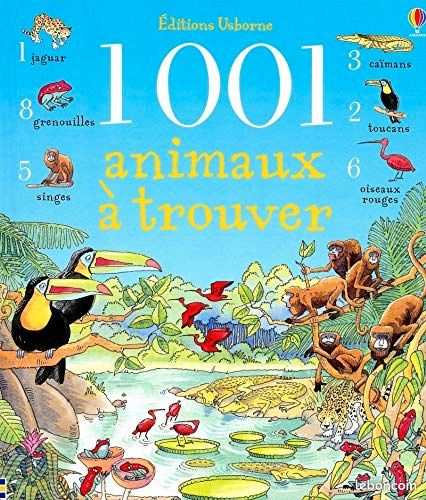 Livre 1001 animaux à trouver Éditions Usborne (image 1)