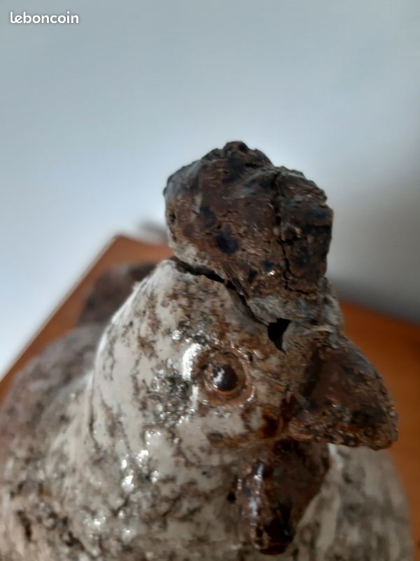 Poule en céramique craquelée Athezza (image 3)