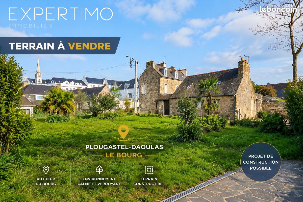 Terrain 450 m² · à Plougastel-Daoulas · 450 m² · 165 000 €
