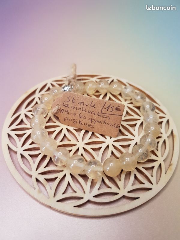 Bracelet Lithothérapie "Motivation" (image 2)