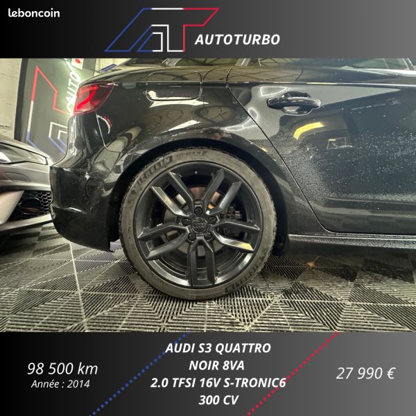 Audi S3 SPORTBACK 2.0 TFSI 300CH Garantie 12 mois QUATTRO S TRONIC 6 (image 20)