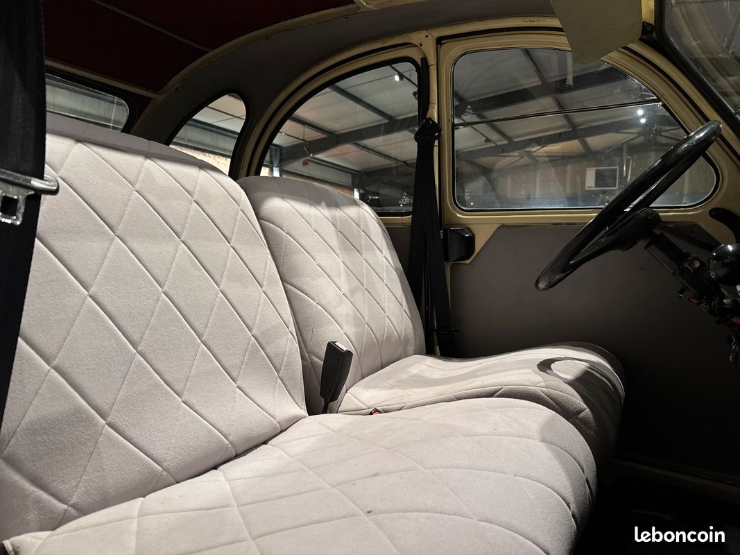Citroën 2CV6 Special Look Dolly 602 29 CH BVM4 1984 Capote Tissu Peinture Bicolore 2Cv 2 CV a restaurer (image 9)