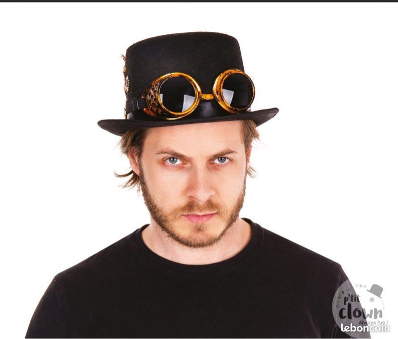 Déguisement Halloween, chapeau steampunk (image 1)