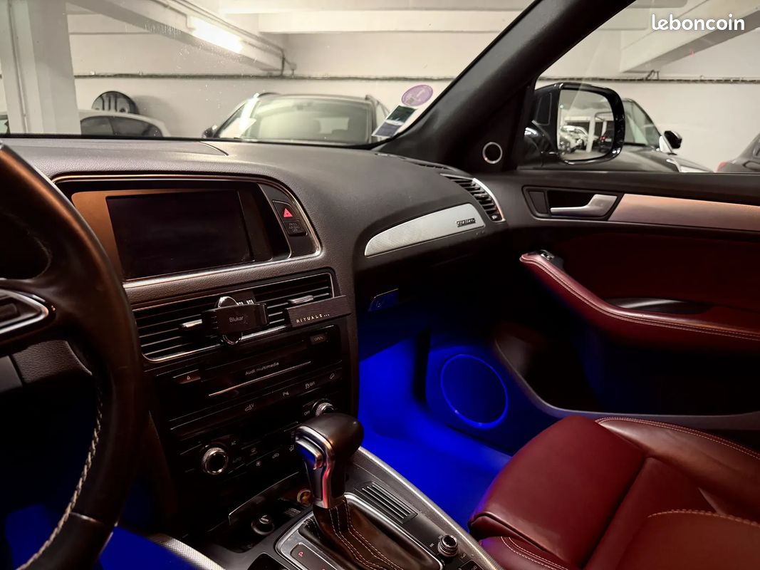 AUDI Q5 2.0 Hybrid 245ch AVUS - 2013 - 135 000 km - BOITE AUTO - INTERIEUR CUIR NAPPA ROUGE - TOIT OUVRANT - CAMERA DE RECUL - GPS - CARPLAY - BATTERIE HYBRIDE NEUVE - SUIVI COMPLET (image 20)