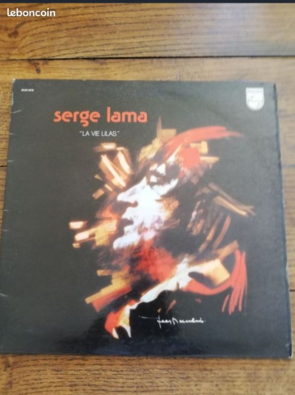 Lot 5 Vyniles 33 tours Serge Lama (image 3)