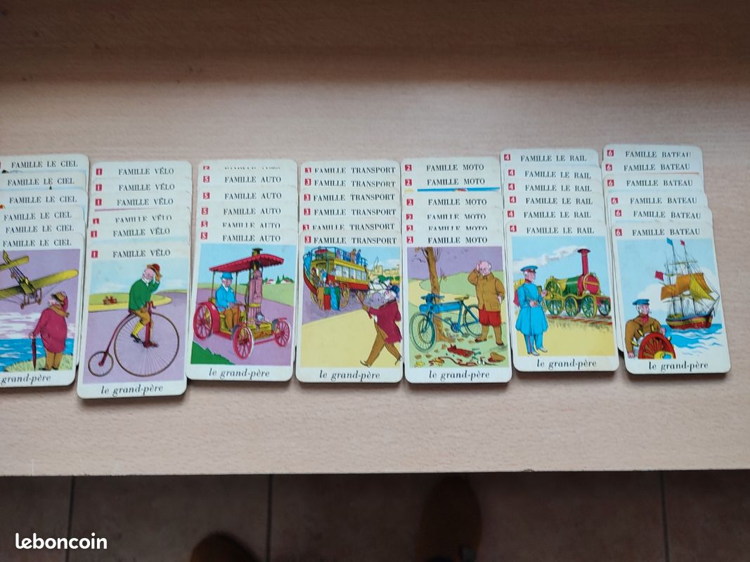 Ancien jeu de 7 familles - Jeux & Jouets