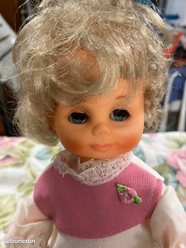 Ancienne Poupée Vintage – Yeux Dormeurs, Poupée De Collection