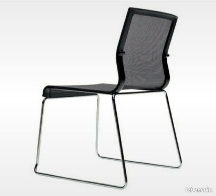 2 Chaises stick ICF noires (image 2)