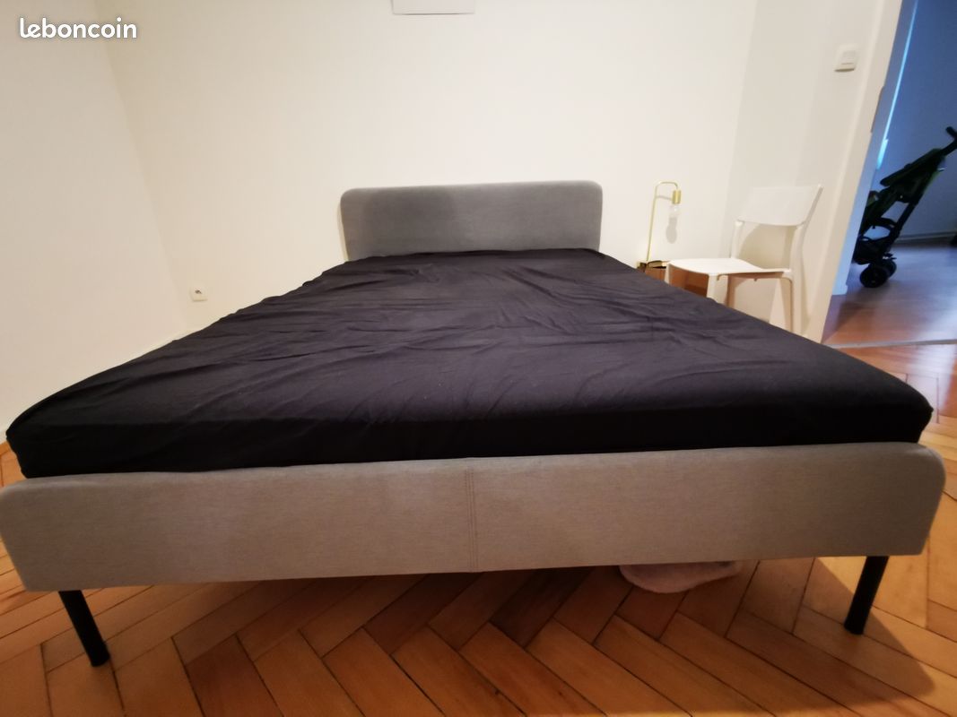 Lit sans matelas - acheté neuf et utilisé seulement 10 mois (image 7)